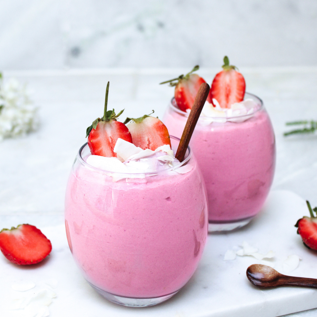 3-Ingredient Strawberry Mousse