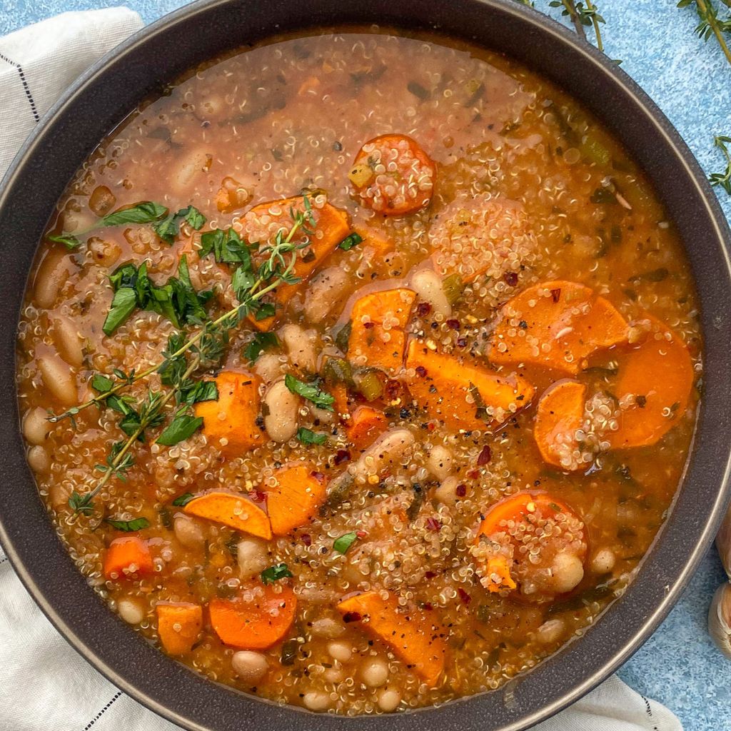 Easy Bean and Quinoa Stew