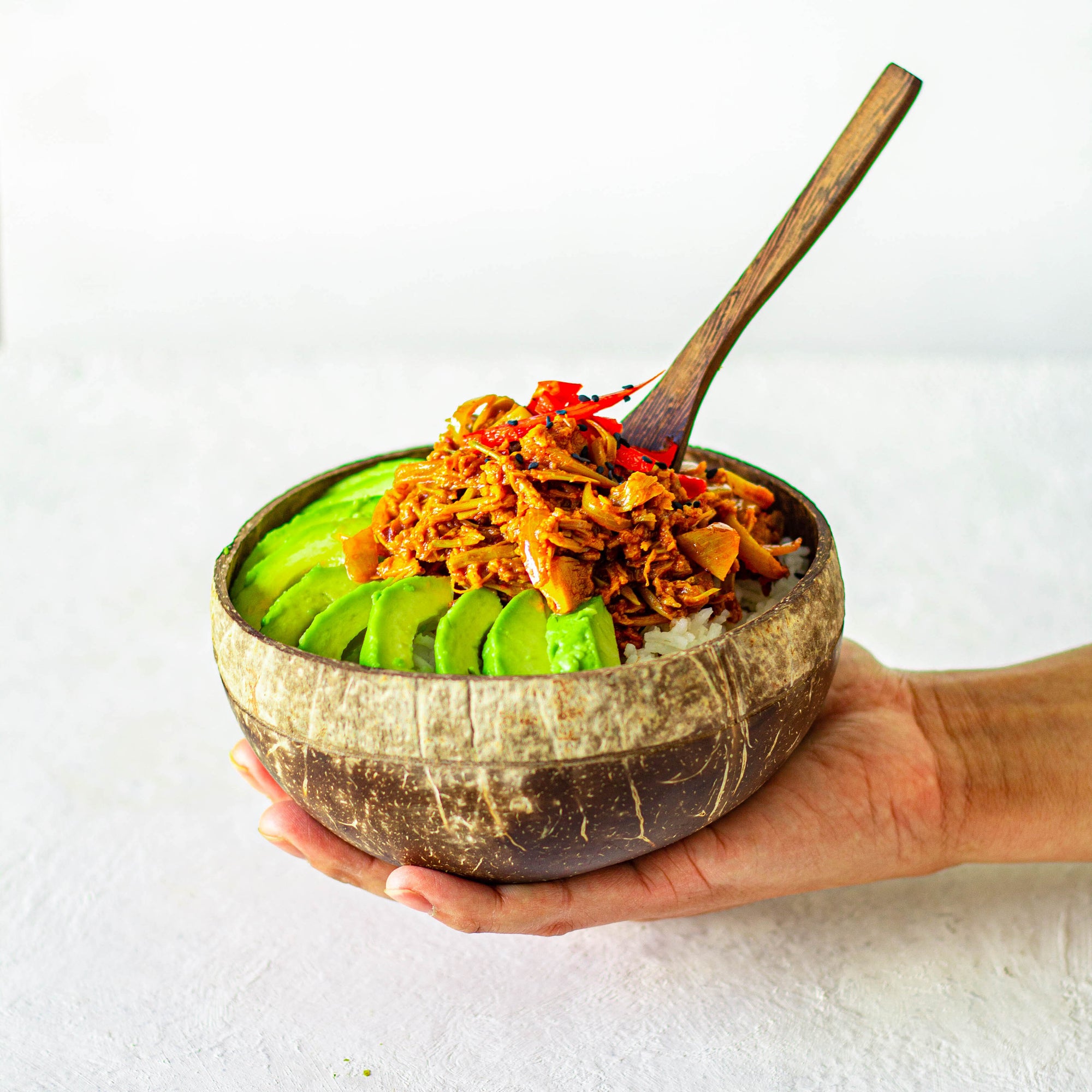 Spicy Pulled Jackfruit Bowl