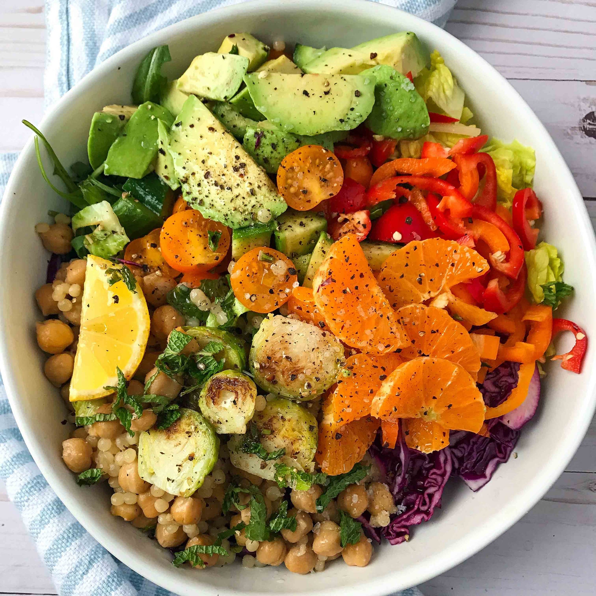Warm Chickpea and Couscous Salad