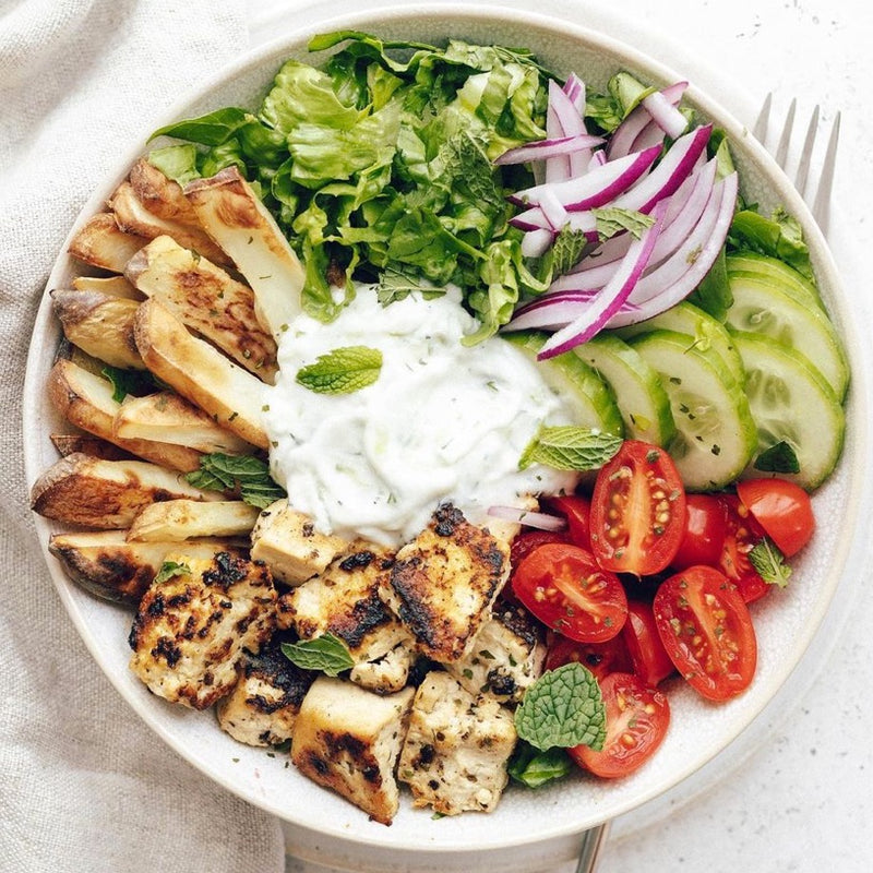 Garlic Tofu ‘Chicken’ Bowl - Vegan Bowls
